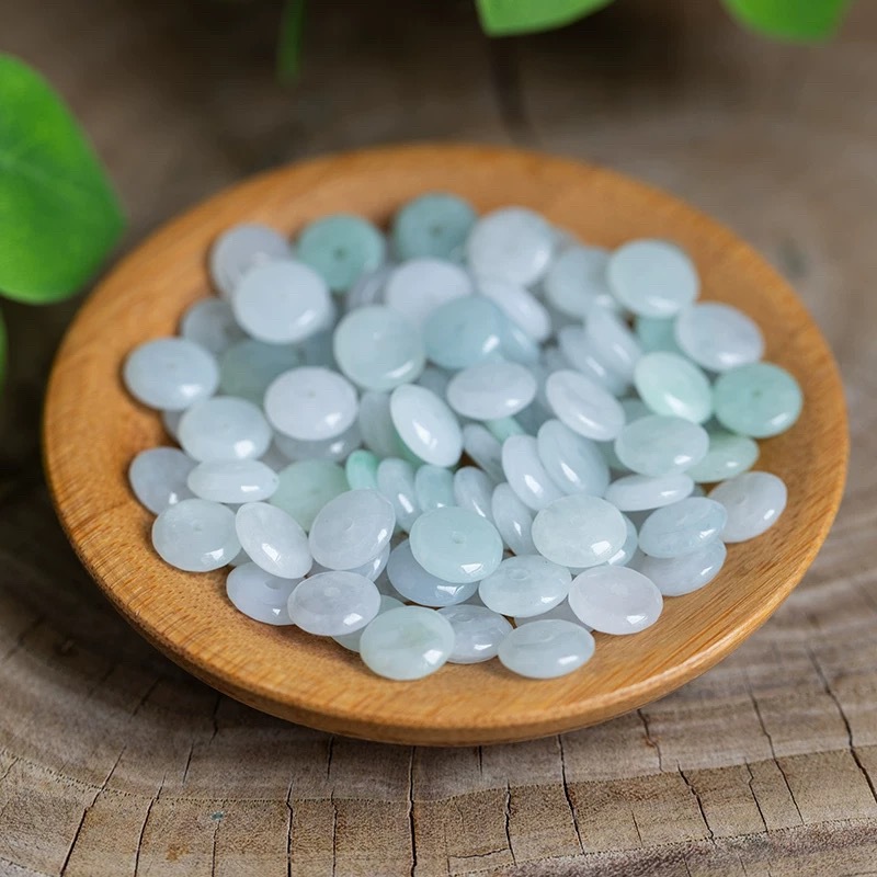 10pcs Natural Emerald White Ja - Bracelets recension och pris