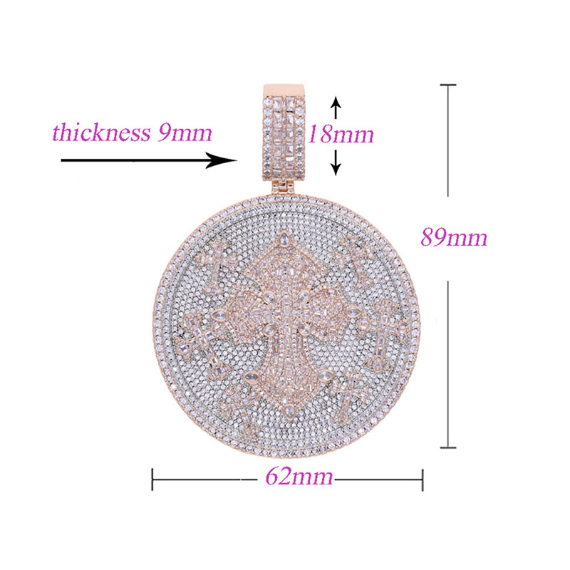 Hip Hop Bling Iced Out 12mm Wi - Cuban Link Chain 12Mm recension och pris