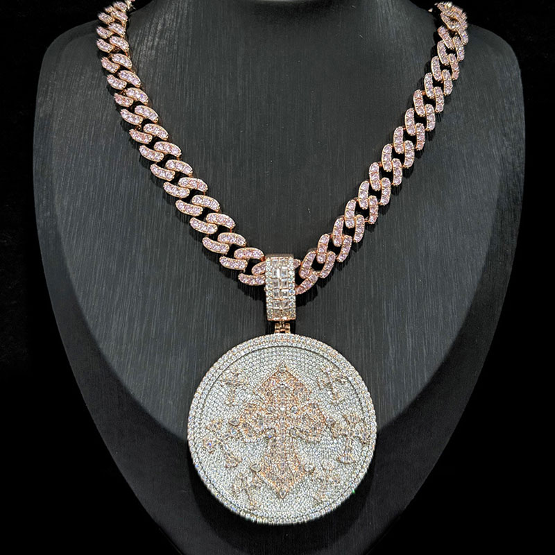 Hip Hop Bling Iced Out 12mm Wi - Cuban Link Chain 12Mm recension och pris