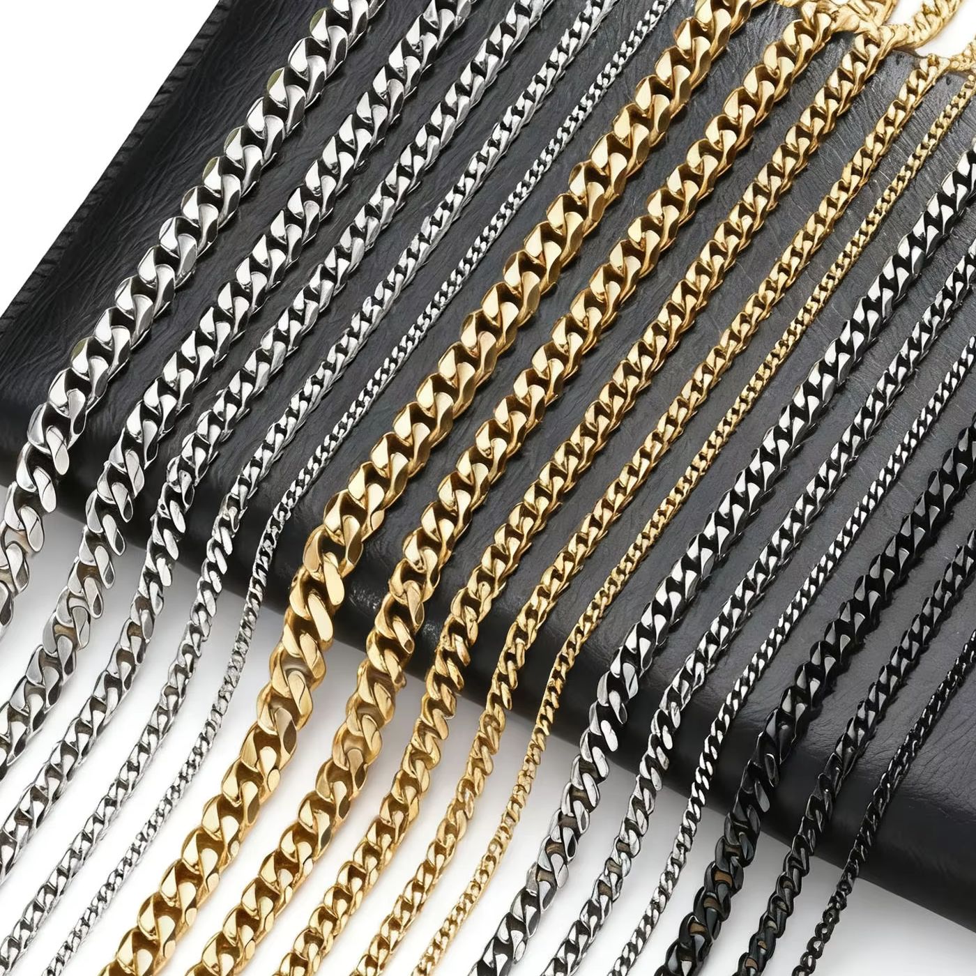 3-11MM Classic Cuban Chain Nec - Cuban Link Chain 12Mm recension och pris