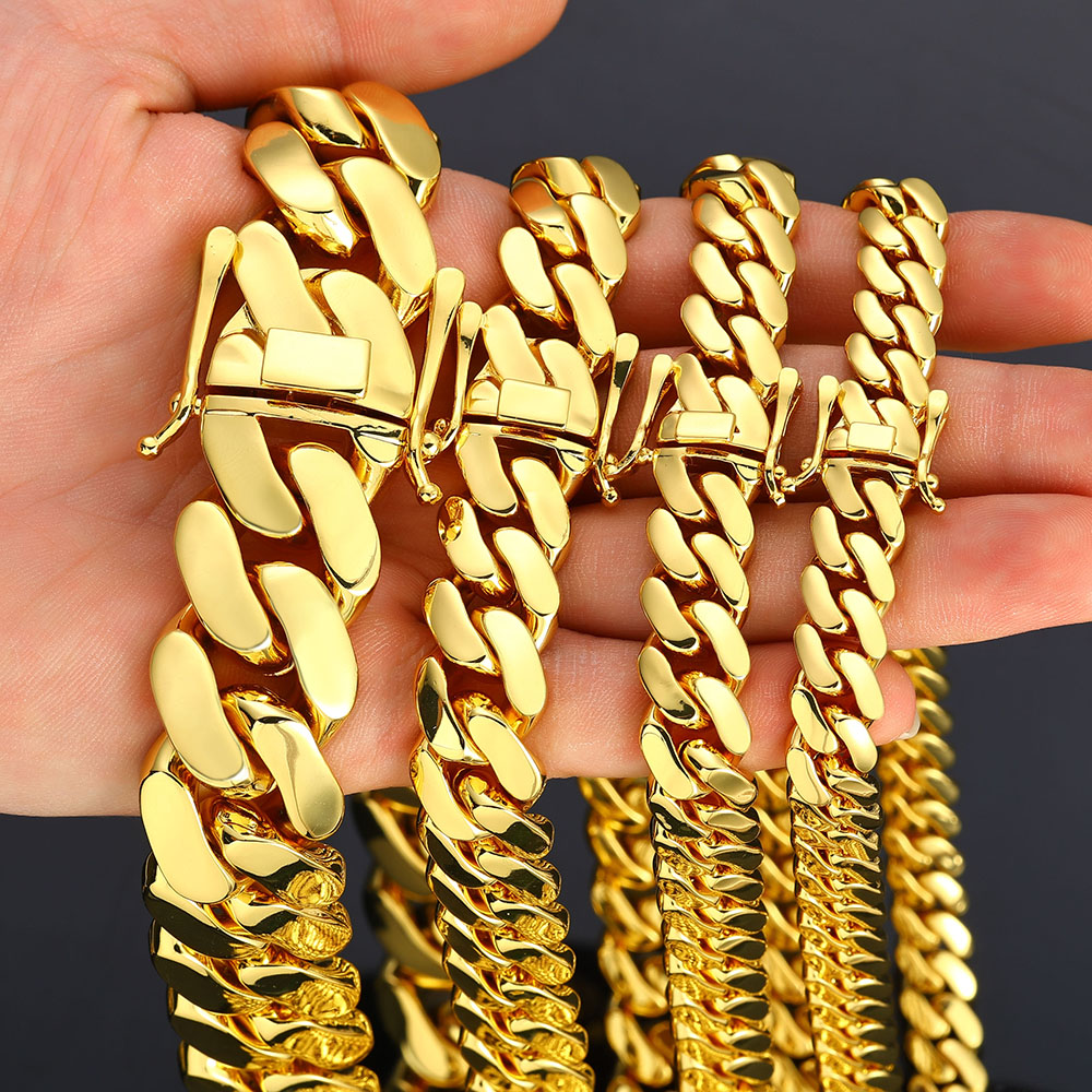 Wholesale 10mm/12mm/15mm/20mm  - Cuban Link Chain 12Mm recension och pris