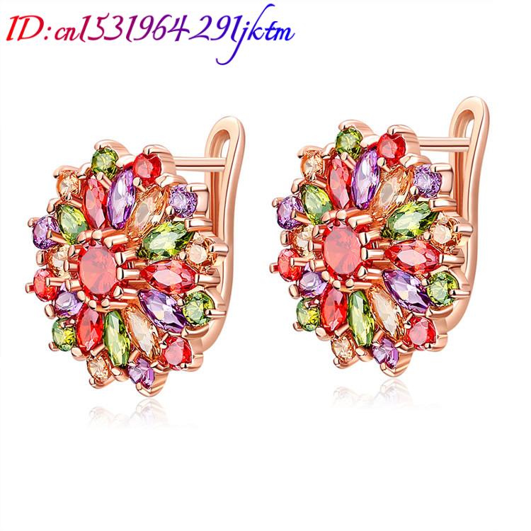 Natural Crystal Flower Earring - Earrings recension och pris