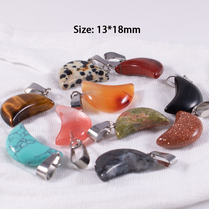 20pcs/ Bag Natural Stone Cryst - Crystal Pendant Necklace Natural Stone recension och pris