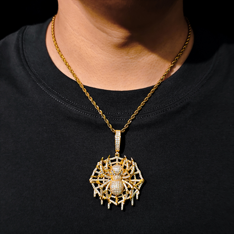 TUHE Hight Quality VVS1 Moissa - 925 Sterling Silver Chain Necklace Men recension och pris