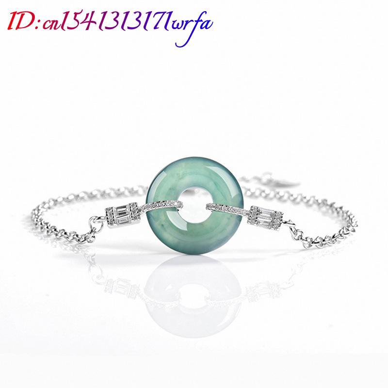 Blue Myanmar Jadeite Ring Brac - Bracelets recension och pris