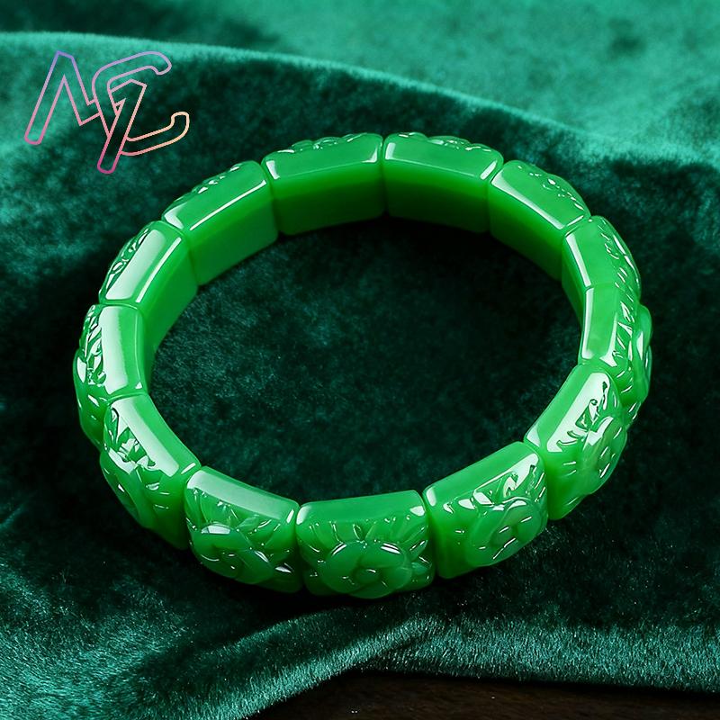 Real Jade Flower Bracelet Bang - Bracelets recension och pris