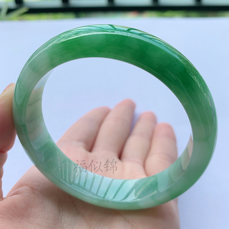 Old Mine Icy Jadeite Bracelet, - Bracelets recension och pris