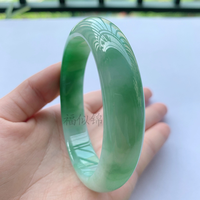 Old Mine Icy Jadeite Bracelet, - Bracelets recension och pris