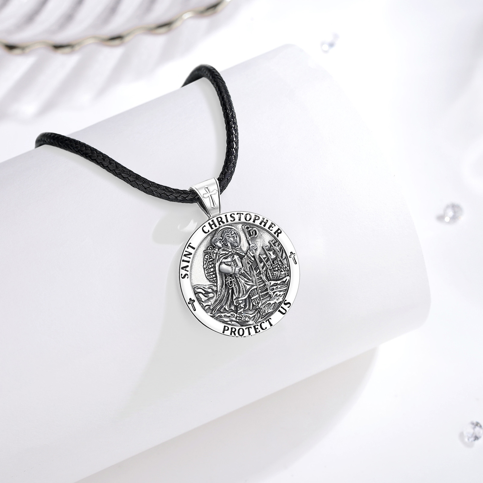 Eudora New 925 Sterling Silver - 925 Sterling Silver Chain Necklace Men recension och pris